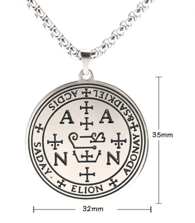 Amulet Archanděl Zadkiel stříbrný Amulet Archanděl Zadkiel stříbrný